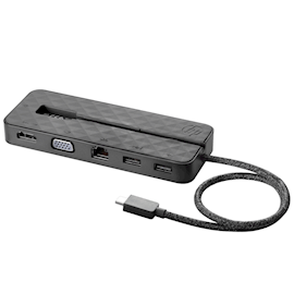 USB-C ჰაბი HP 1PM64AA, USB-C Hub, Gray